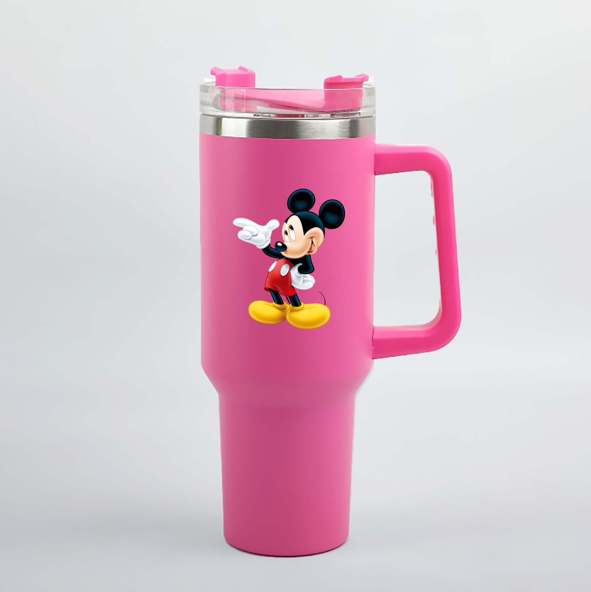 （画像用） ミッキーマウス Mickey Mouse 1200mL車用タンブラー（カラープリント）